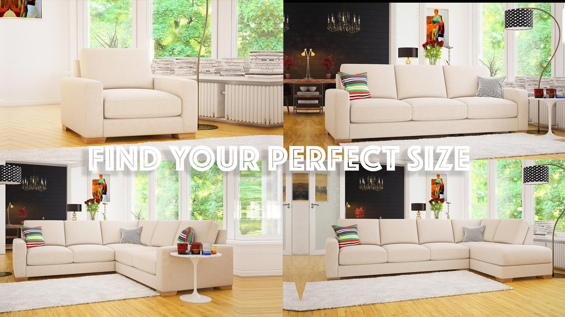 finding the perfect size for your custom sofa, sectional, and sofa chaise