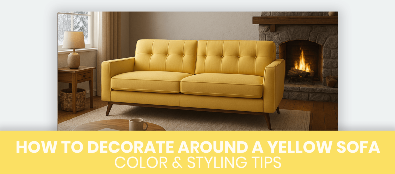 How to Decorate Around a Yellow Sofa: Color & Styling Tips