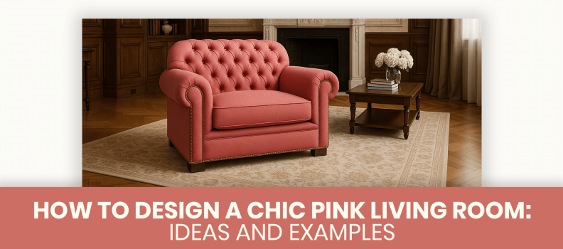 How to Design a Chic Pink Living Room: Ideas and Examples